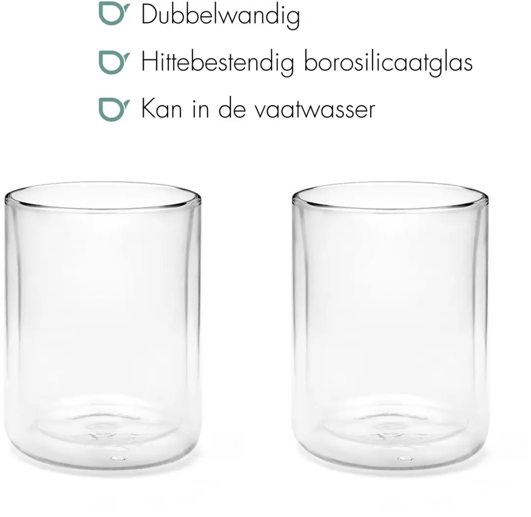 Bredemeijer San Remo Dubbelwandige Glazen 290ml - 2 Stuks - afbeelding 6 van 6