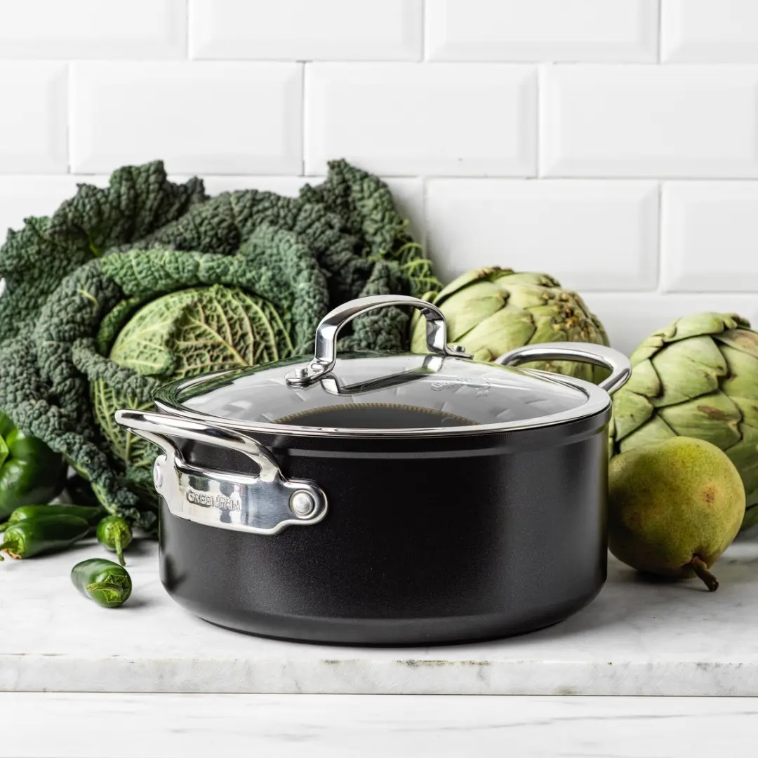 GreenPan Barcelona Pro Kookpan 20cm - 3,1L - PFAS-vrij - Zilver