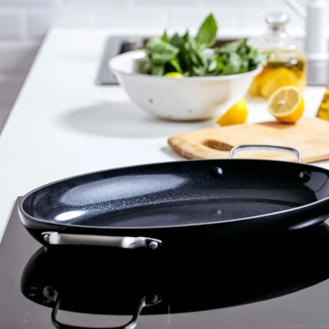GreenPan Copenhagen Ronde Vispan 40cm - PFAS-vrij - Zwart - afbeelding 6 van 6