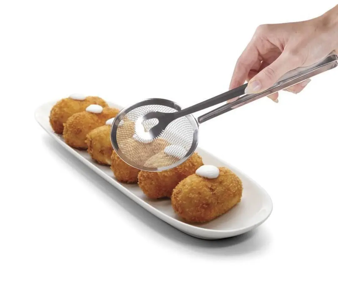 Metaltex Frituurtafel RVS Tang - 28cm