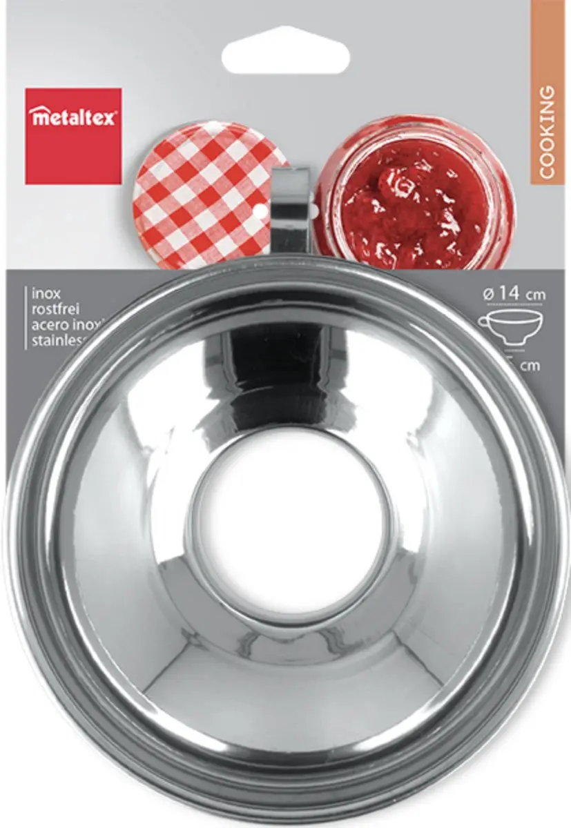 Metaltex Trechter 14,5cm RVS - Zilver