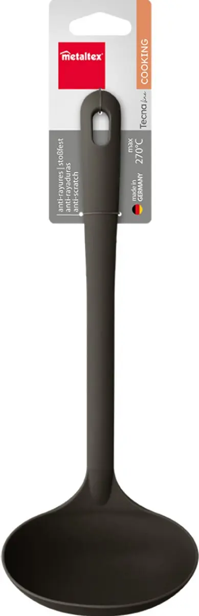 Metaltex Tecna Line PPA 232571 Pollepel - Zwart
