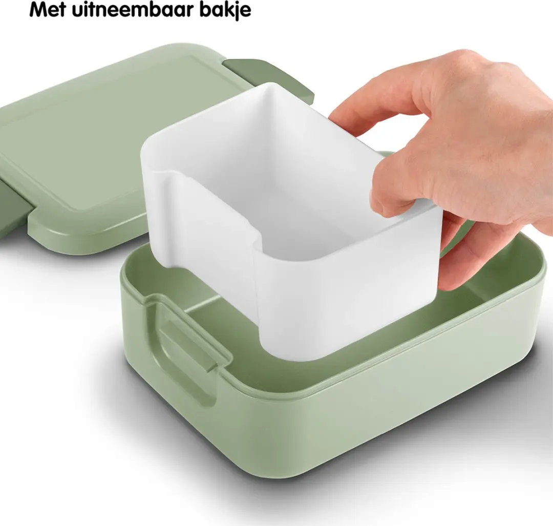 Sunware Sigma Home Broodtrommel + Drinkbeker 1.33L - Groen