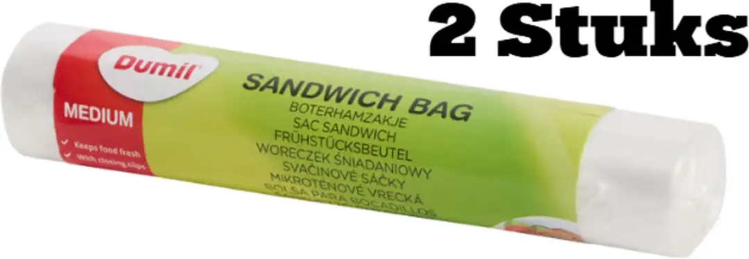Dumil Boterhamzakjes 150 Stuks