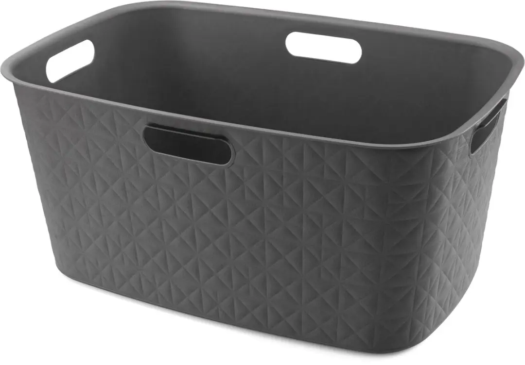 Curver Softex Wasmand 45L - 2 Stuks - Antraciet