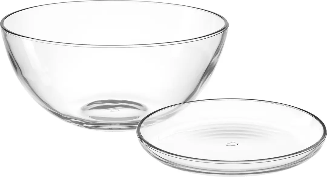 Leonardo CUCINA Schaal- en bordenset 5-delig - 22cm - Transparant
