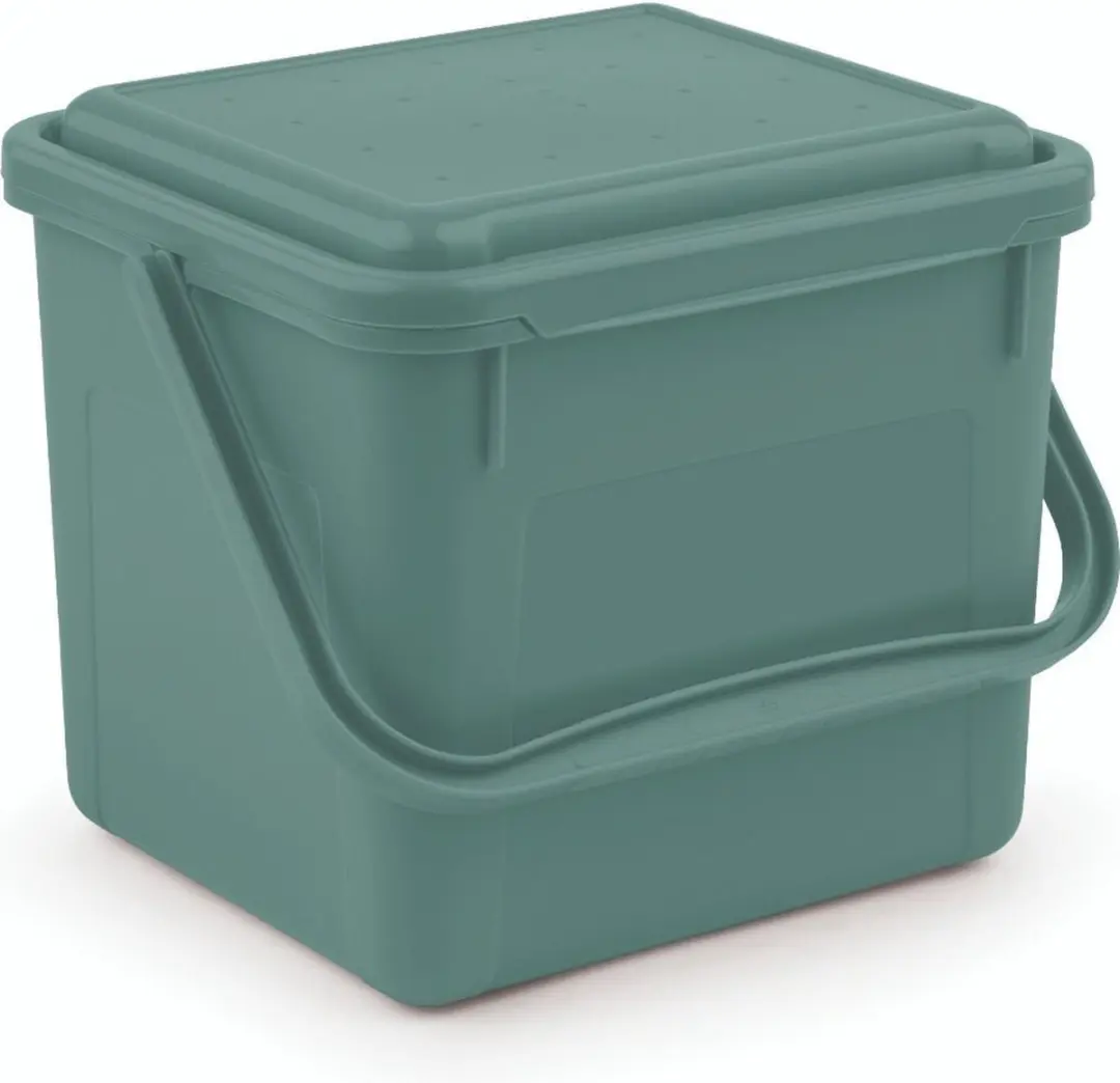Rotho Bio Compostemmer 5L - Groen - afbeelding 6 van 6