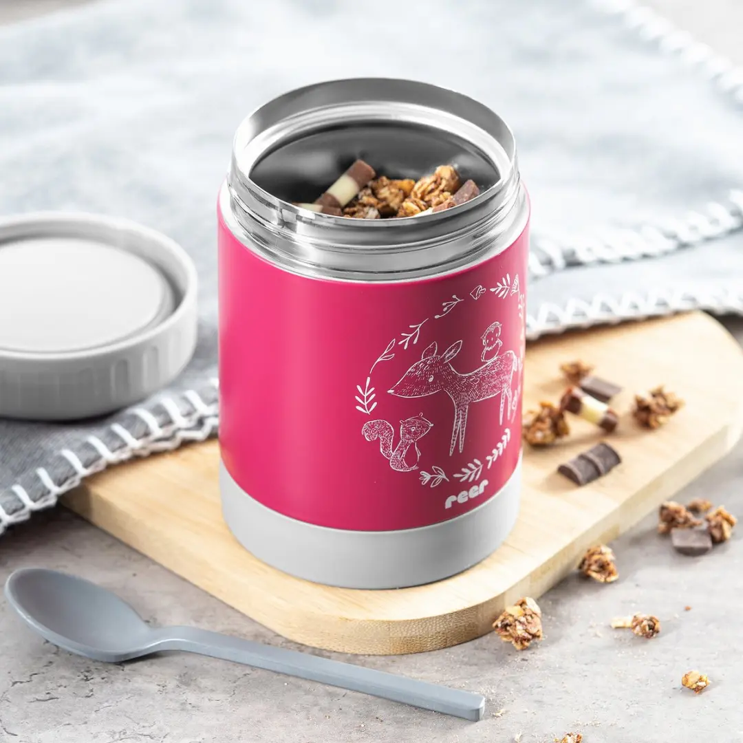 Reer Foodcontainer ColourDesign 300ml - Framboos