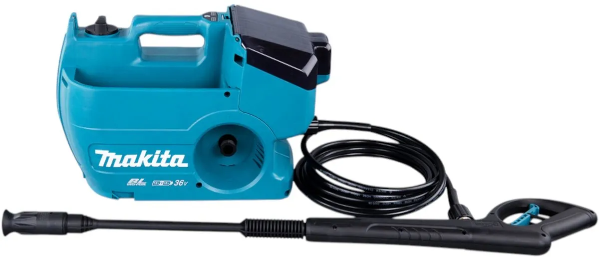 Makita DHW 080 PG2K Hogedrukreiniger 36V - 80 bar 380 l/u - 2x 6.0Ah