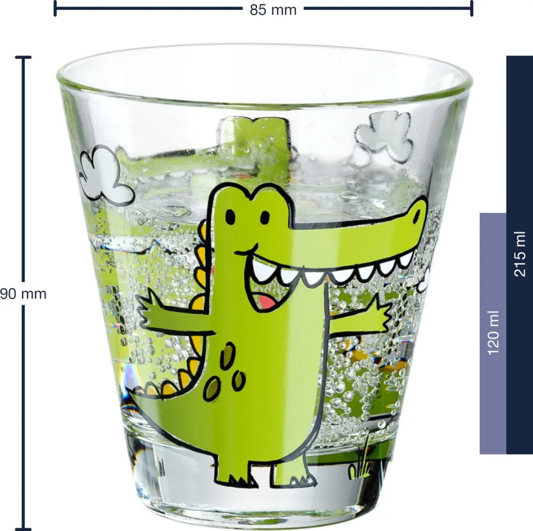 Leonardo Bambini Drinkset Krokodil 3-delig - 0.22L