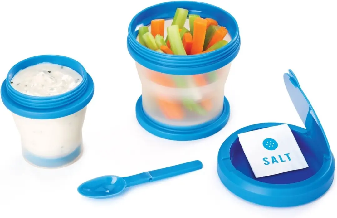 Metaltex Snack&Go 3in1 Draagbare Lunchbox