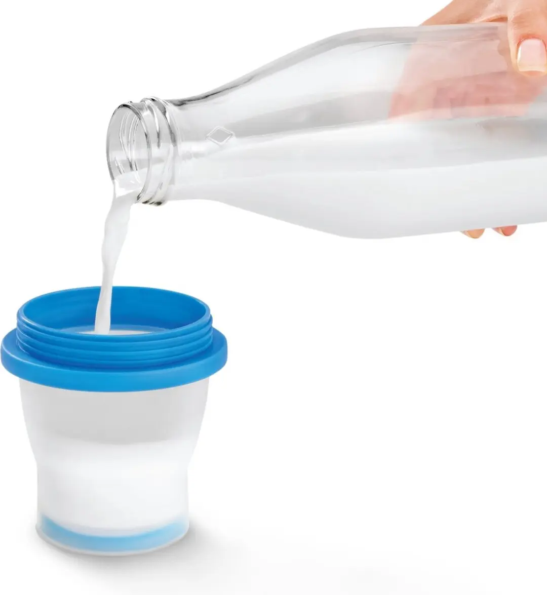 Metaltex Snack&Go 3in1 Draagbare Lunchbox - 450ml Blauw