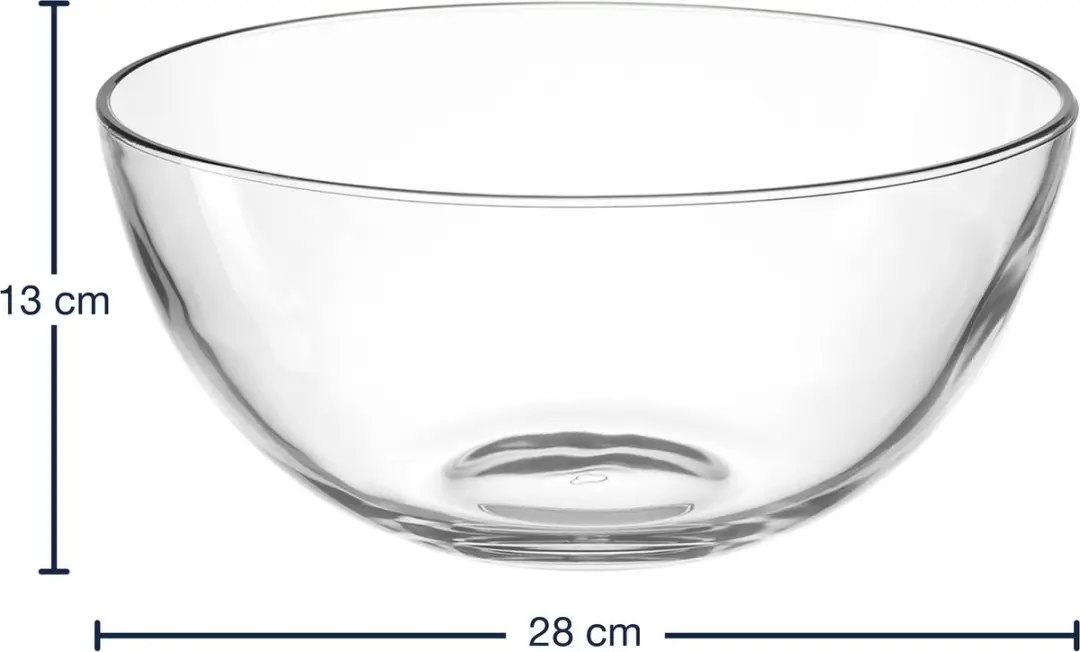 Leonardo CUCINA Schaal 28cm - Transparant