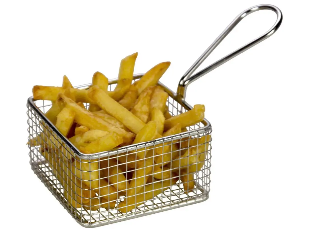 Gusta Friet Serveermandje 02140010 - Blauw - Ø9.5cm