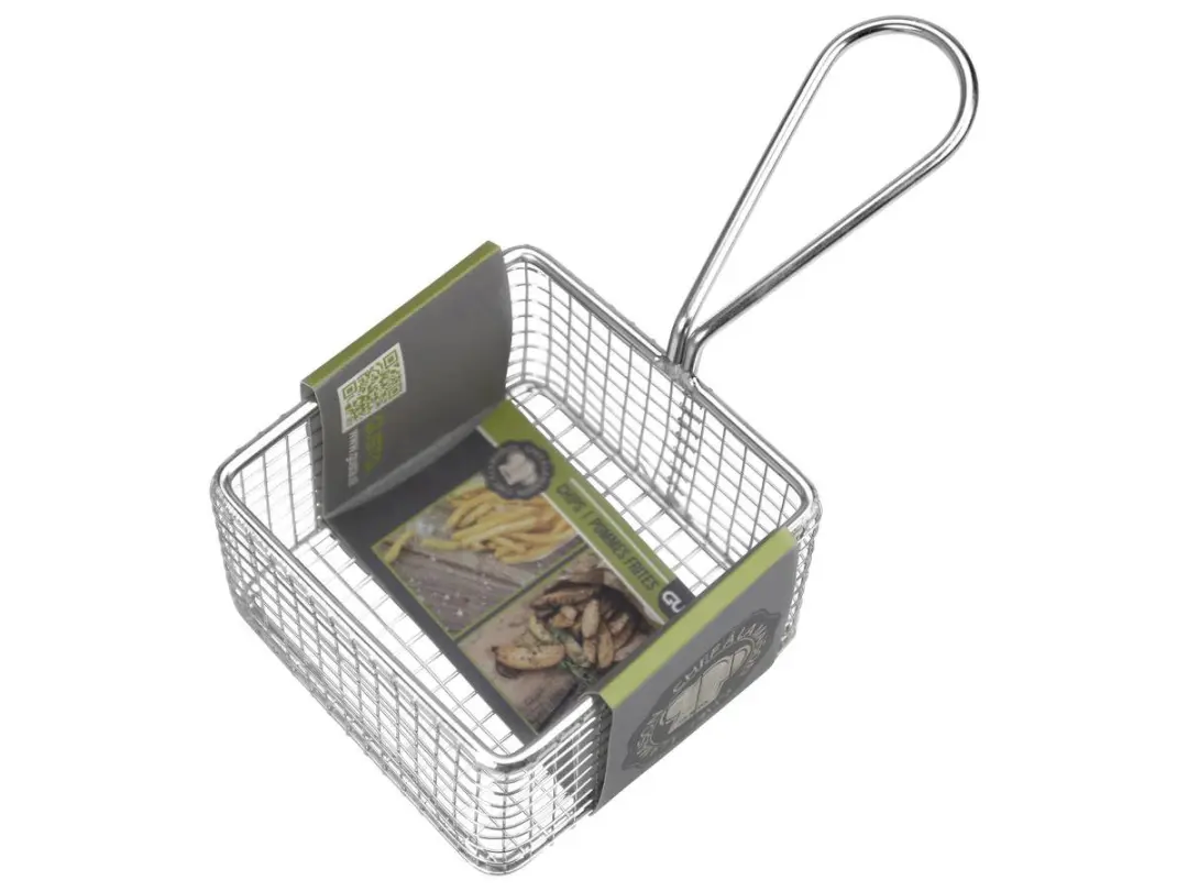 Gusta Friet Serveermandje 02140010 - Blauw - Ø9.5cm