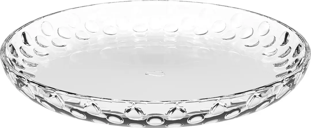 Leonardo CUCINA OPTIC Bord 18cm - Transparant - 4 Stuks