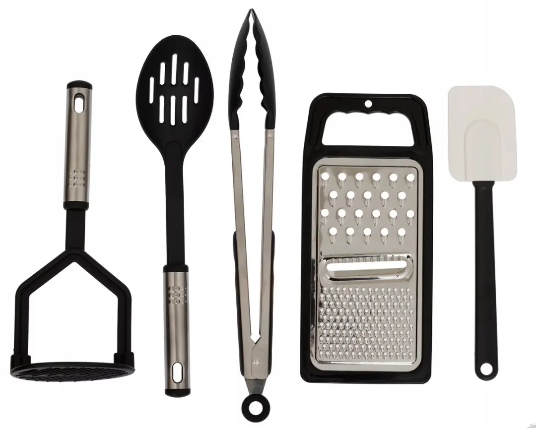 BK MAX Serie Keukenset 25-delig - Zwart - Nylon/RVS
