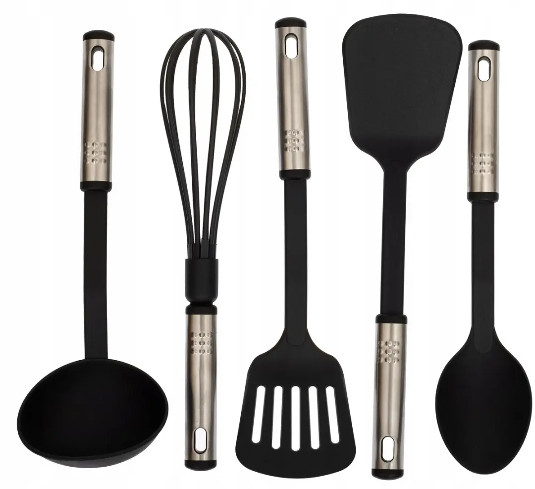 BK MAX Serie Keukenset 25-delig - Zwart - Nylon/RVS - afbeelding 6 van 6