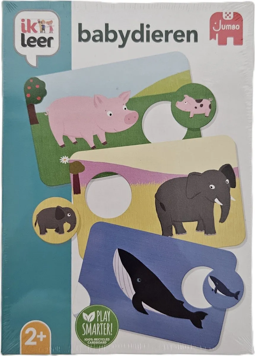 Jumbo Ik Leer Babydieren - Educatie Spel - 1 Stuk