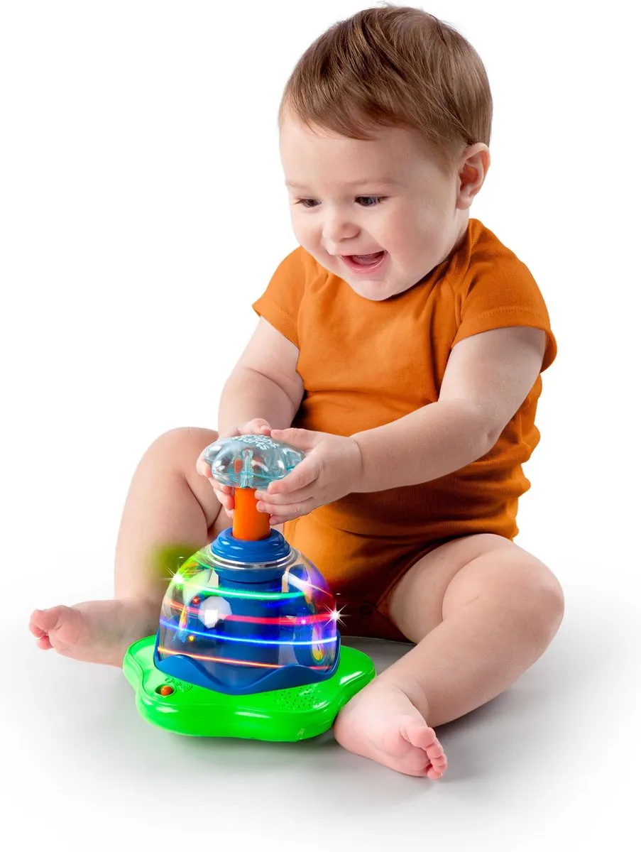 Bright Starts Press & Glow Spinner Interactief Speelgoed - Multicolor