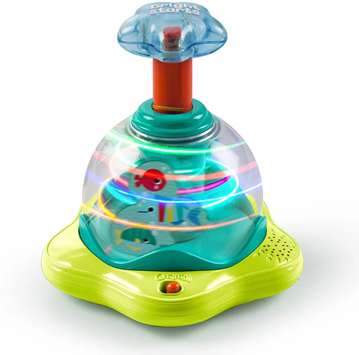 Bright Starts Press & Glow Spinner Interactief Speelgoed - Multicolor