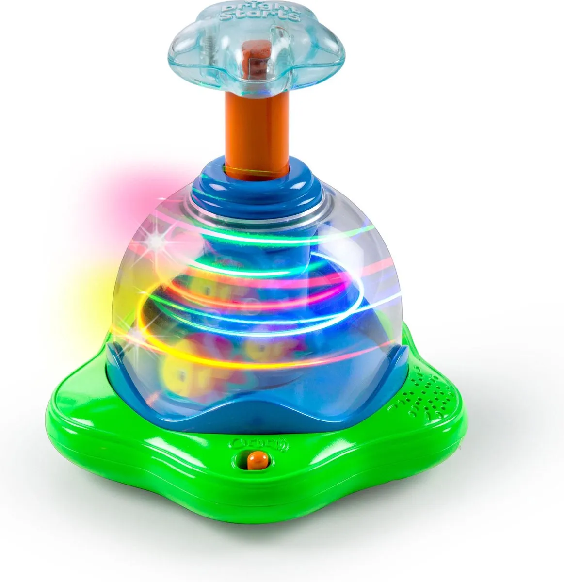 Bright Starts Press & Glow Spinner Interactief Speelgoed - Multicolor