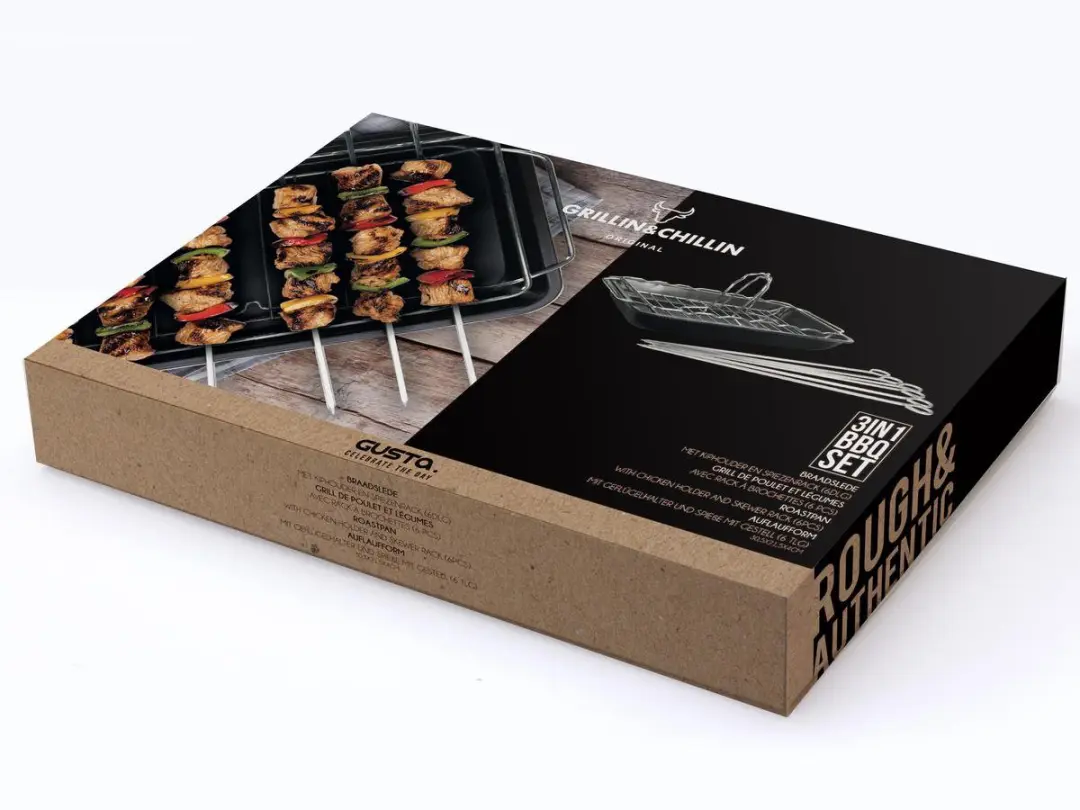 Gusta Braadpan 3-in-1 421501 - 31,5 cm - Zwart