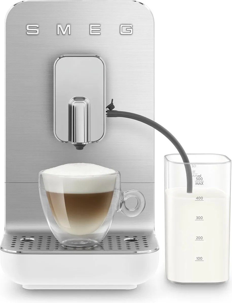 Smeg BCC13WHMEU Volautomaat Koffiemachine - Mat Wit - afbeelding 6 van 6