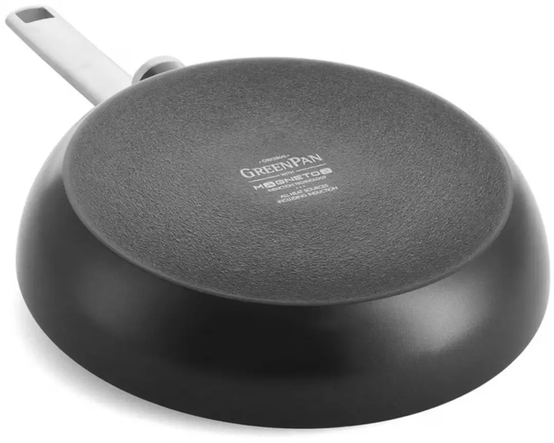 GreenPan Evolution Eco Koekenpannenset 4-delig - 20/24/28cm/28cm Wok - Zwart