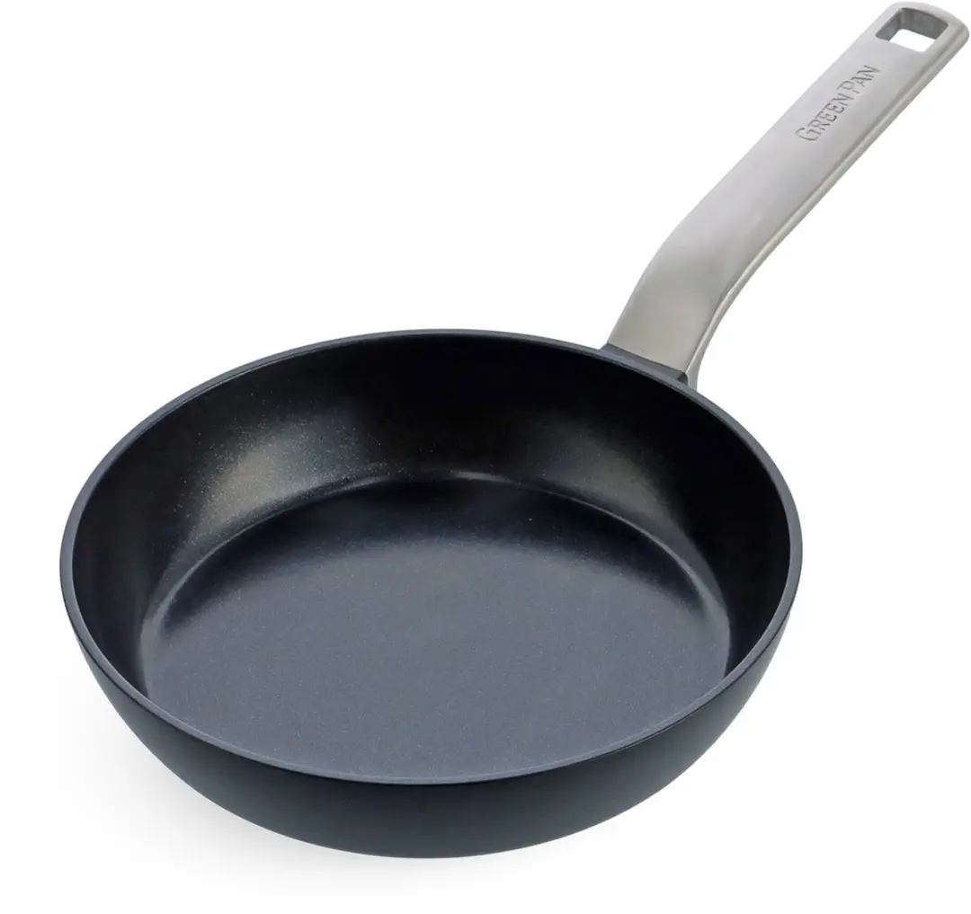 GreenPan Evolution Eco Koekenpannenset 4-delig - 20/24/28cm/28cm Wok - Zwart