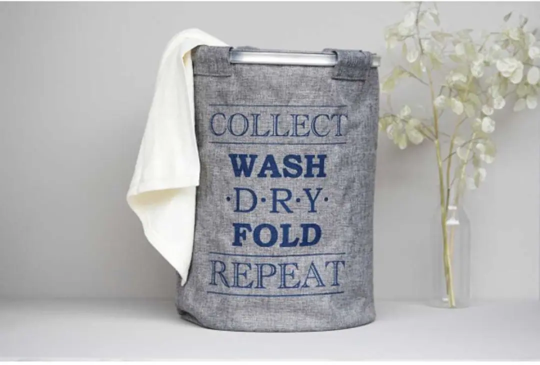 Wenko Ringo Wasmand 68L - 54x40x40cm - Grijs
