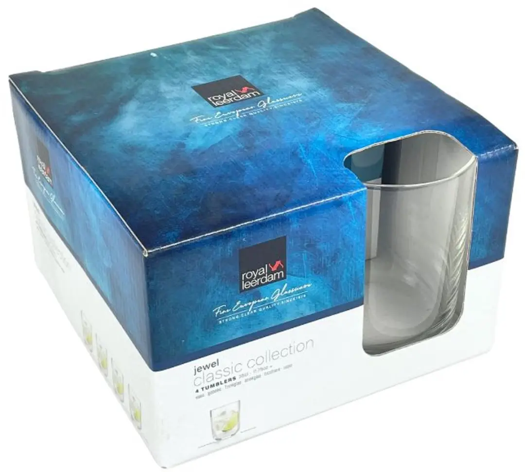 Royal Leerdam Waterglazen Jewel 240108 - 35cl - 4 Stuks