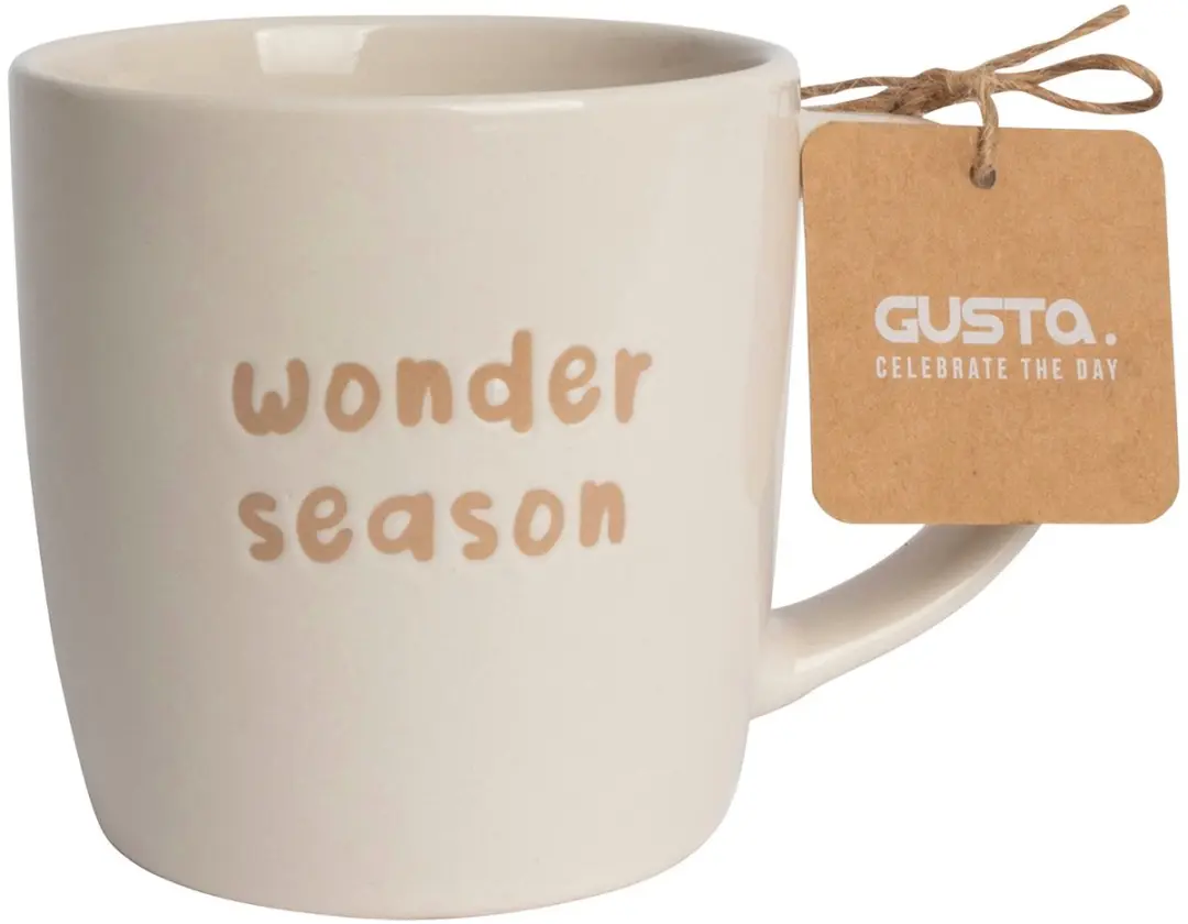Gusta Wonder Season Mok 300ml - Keramiek - Offwhite