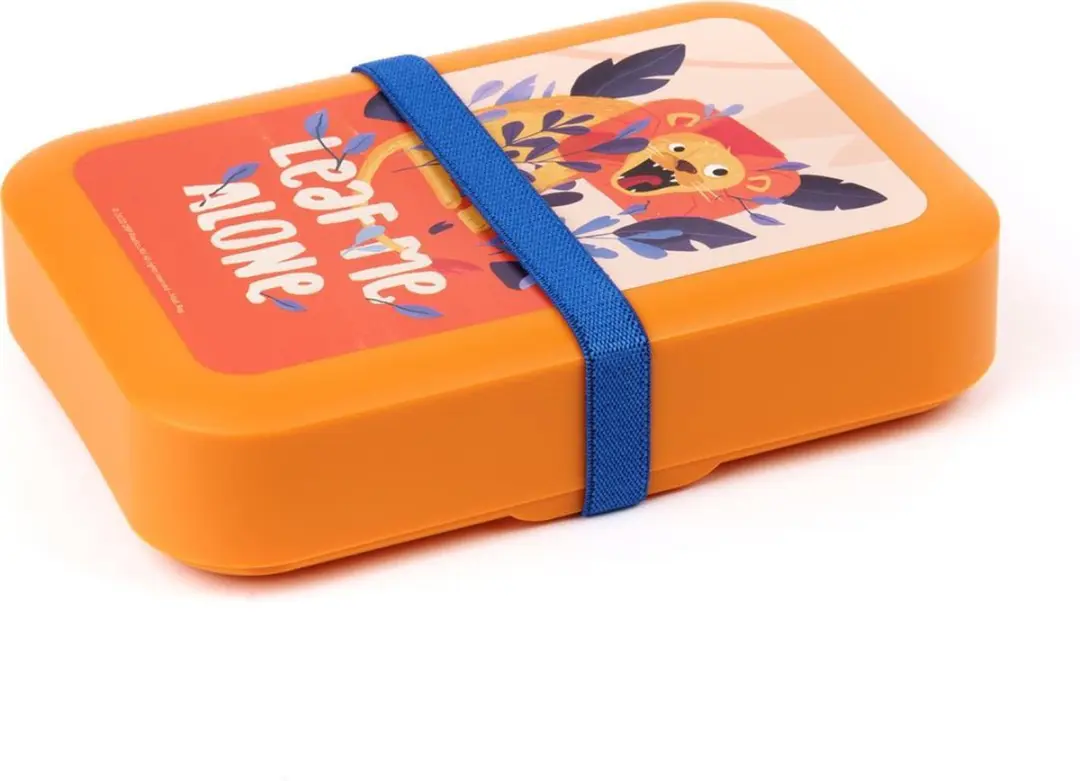 Amuse Plus Tropical Teens Lunchbox - 1.47L - Oranje - 3-delig