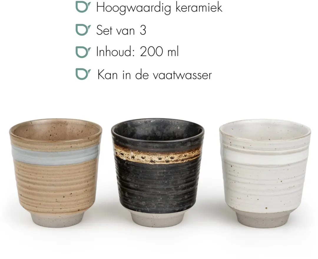 Bredemeijer Theemokken Jari Set 3-delig - 0,20L - o.a. Espresso - 147090 - afbeelding 6 van 6