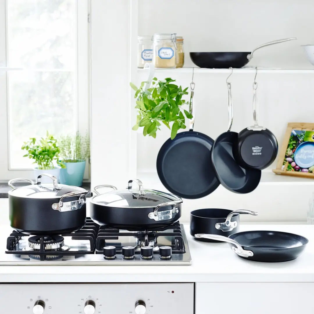 GreenPan Barcelona Wokpan 28cm - 3.7L - Zwart