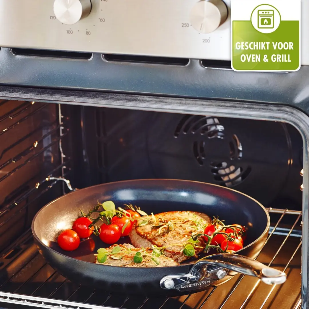 GreenPan Barcelona Wokpan 28cm - 3.7L - Zwart