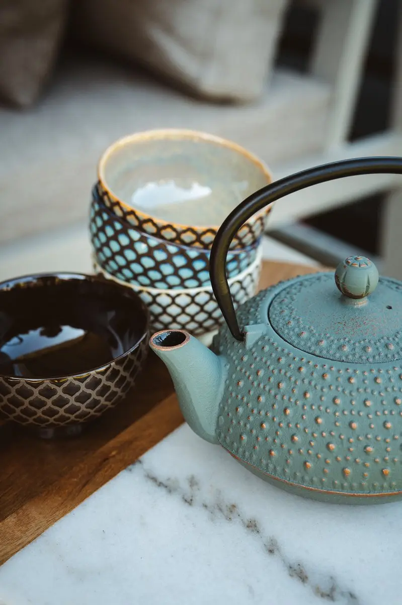 Bredemeijer Theepot Anhui 0,9L Gietijzer - Blauw - 4 Kopjes - afbeelding 6 van 6
