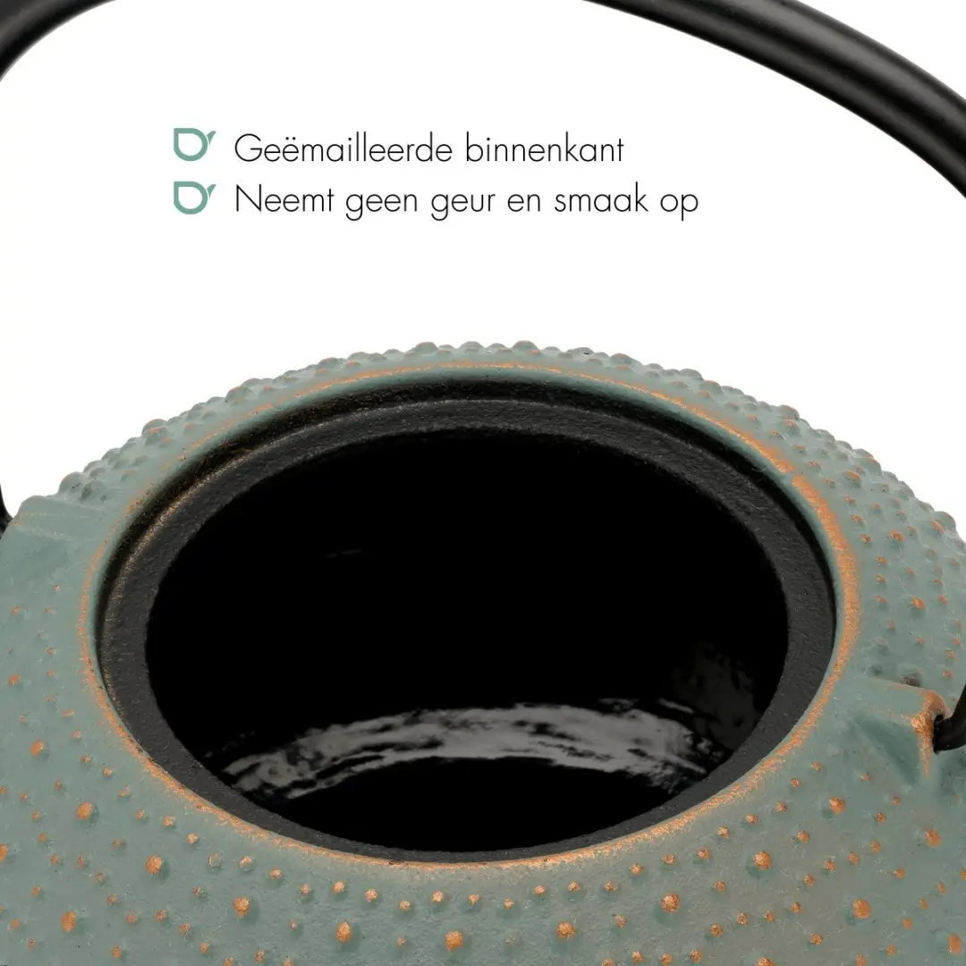 Bredemeijer Theepot Anhui 0,9L Gietijzer - Blauw - 4 Kopjes