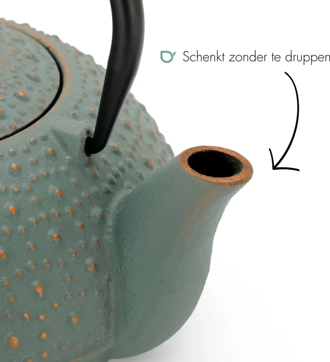 Bredemeijer Theepot Anhui 0,9L Gietijzer - Blauw - 4 Kopjes