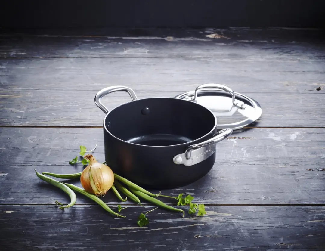 GreenPan Barcelona Kookpan Ø20cm - 3.1L - Zwart