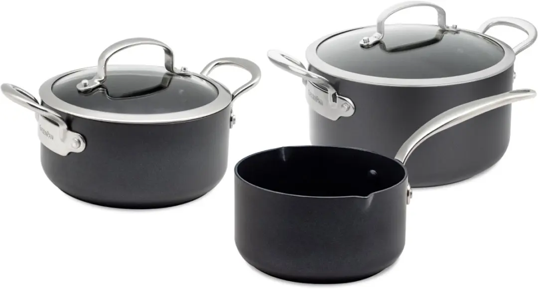 GreenPan Barcelona Kookpan Ø20cm - 3.1L - Zwart - afbeelding 6 van 6