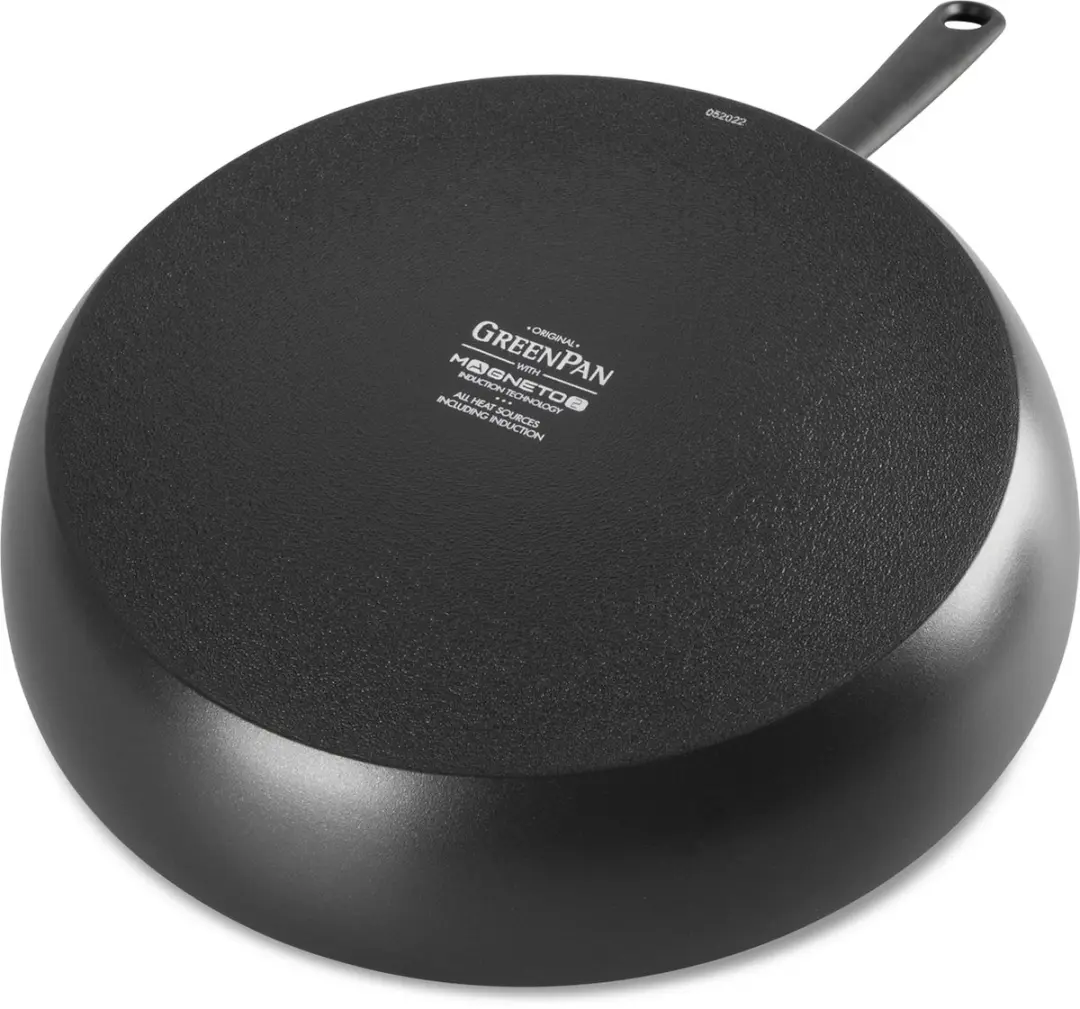 GreenPan Craft Aluminium Wokpan 28cm - 3.6L - Zwart - afbeelding 6 van 6