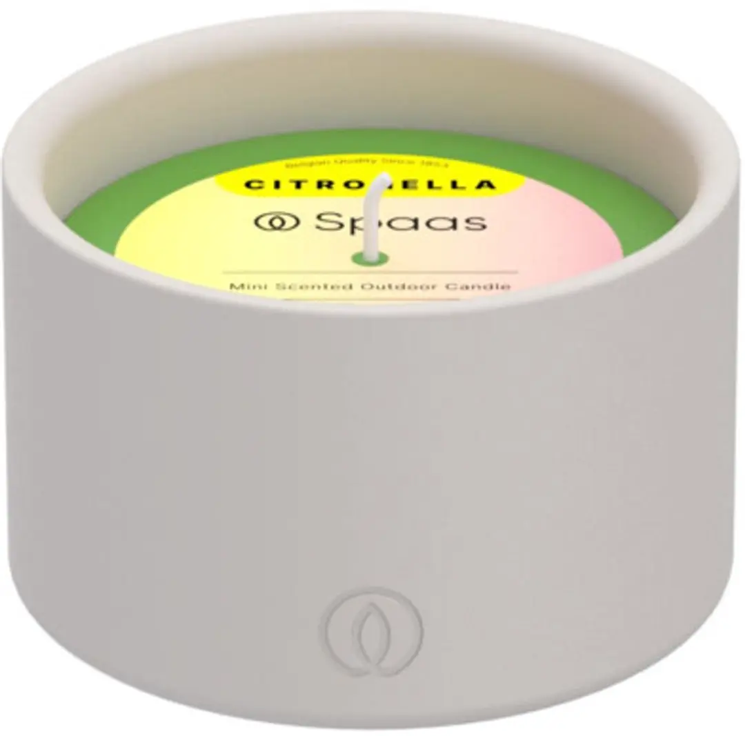 Spaas Mini Citronella Buitenkaars - Levendig Groen