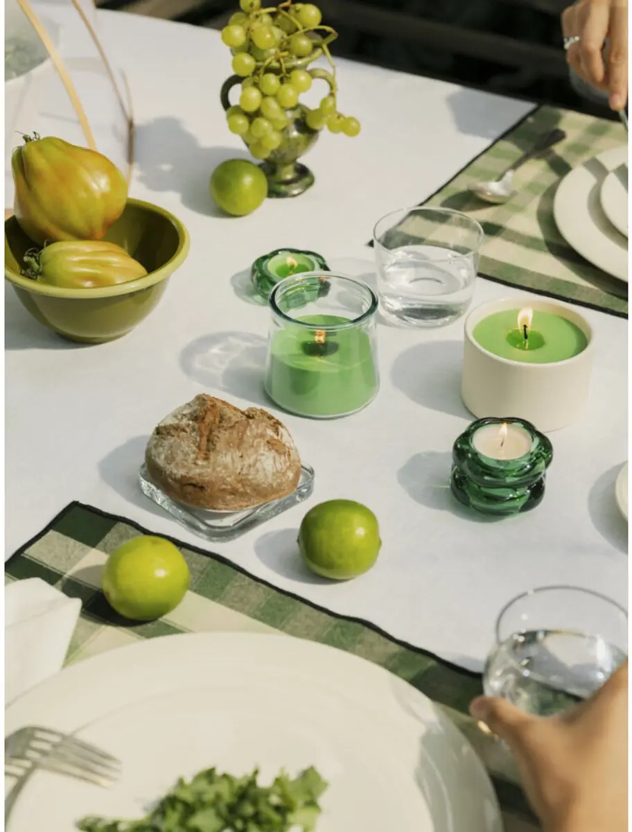 Spaas Mini Citronella Buitenkaars - Levendig Groen