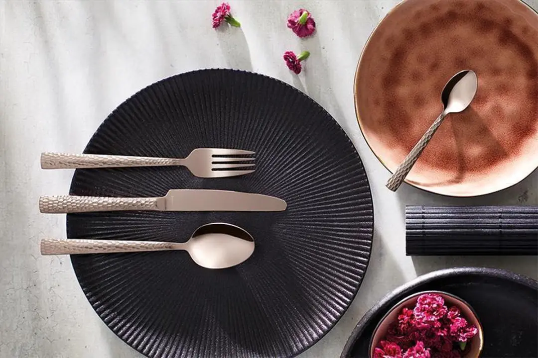Amefa Felicity Rose Champagne Taartvorkjes - 6 Stuks