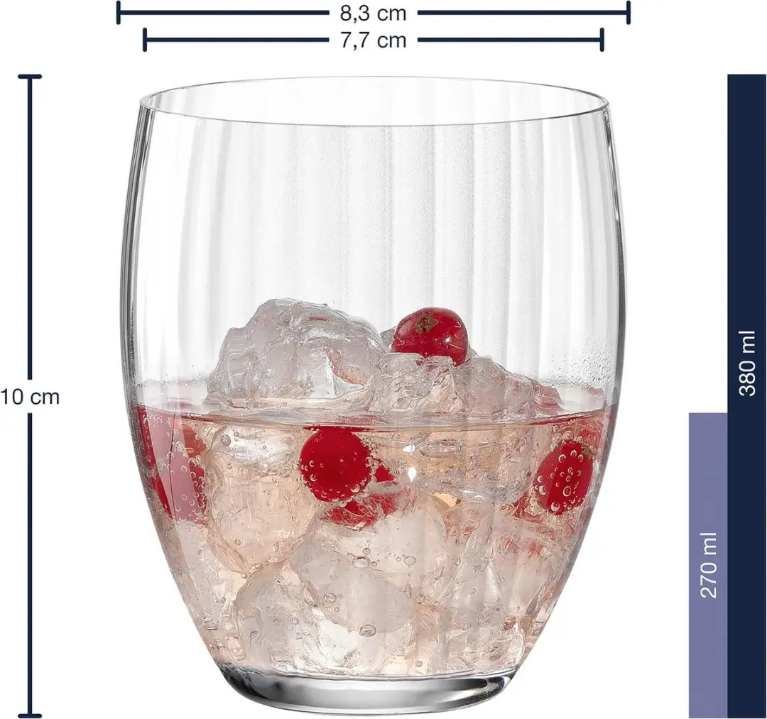 Leonardo Poesia Waterglas 380ml - Set van 6