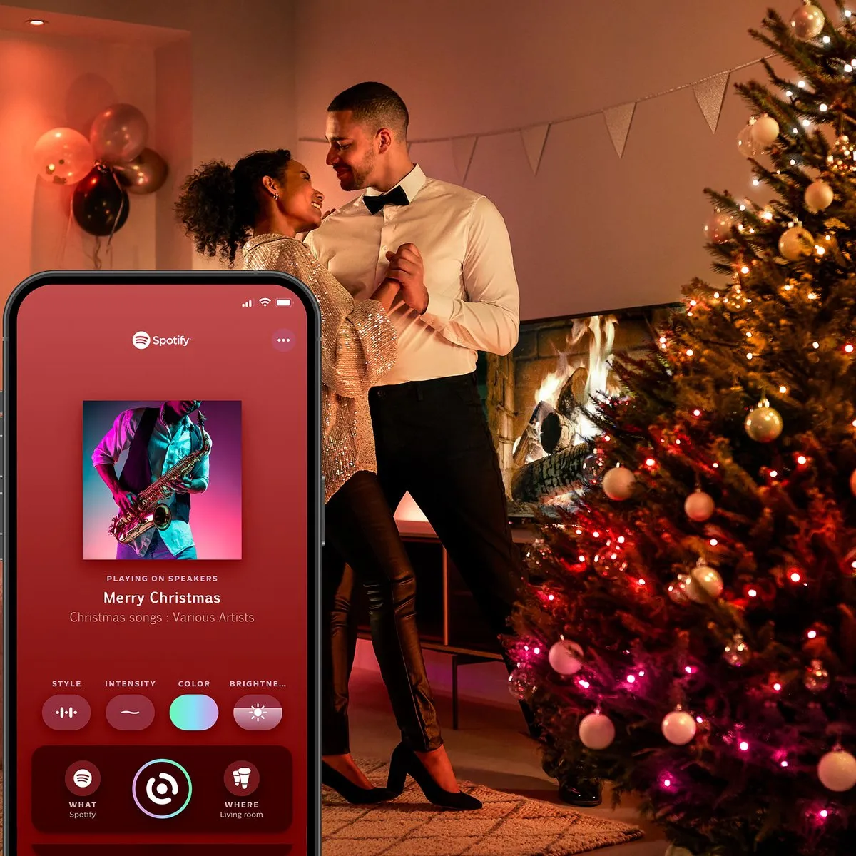 Philips Hue Festavia Lichtslinger 500 LED - 40m - Wit & Kleur - Incl. Dimmer Switch