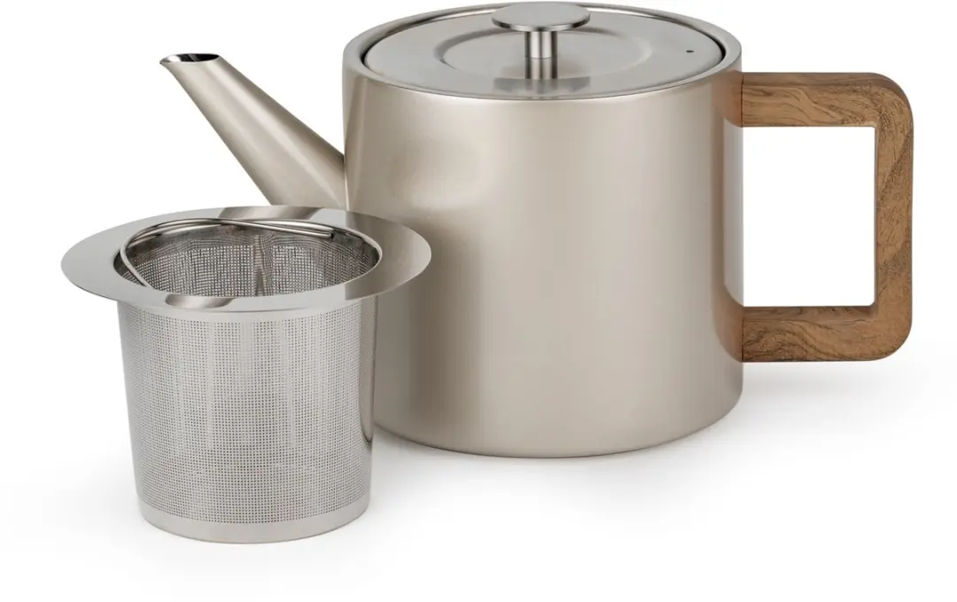 Bredemeijer Narvik Theepot Dubbelwandig 1,1L - Champagne