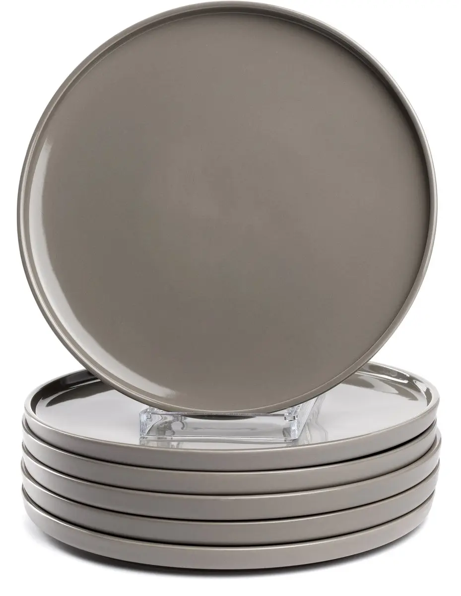 Leonardo Roma Bord 27cm Taupe - Set van 6